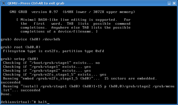El gestor de arranque GRUB y el RAID1 por software